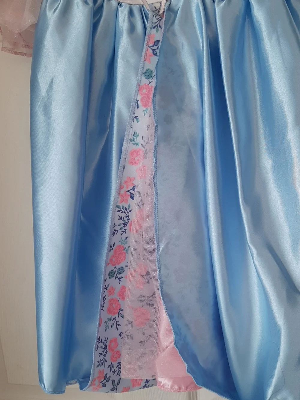 Barbie Blue and Pink Floral Princess Erika Costume Dress NWT - Picture 6 of 7